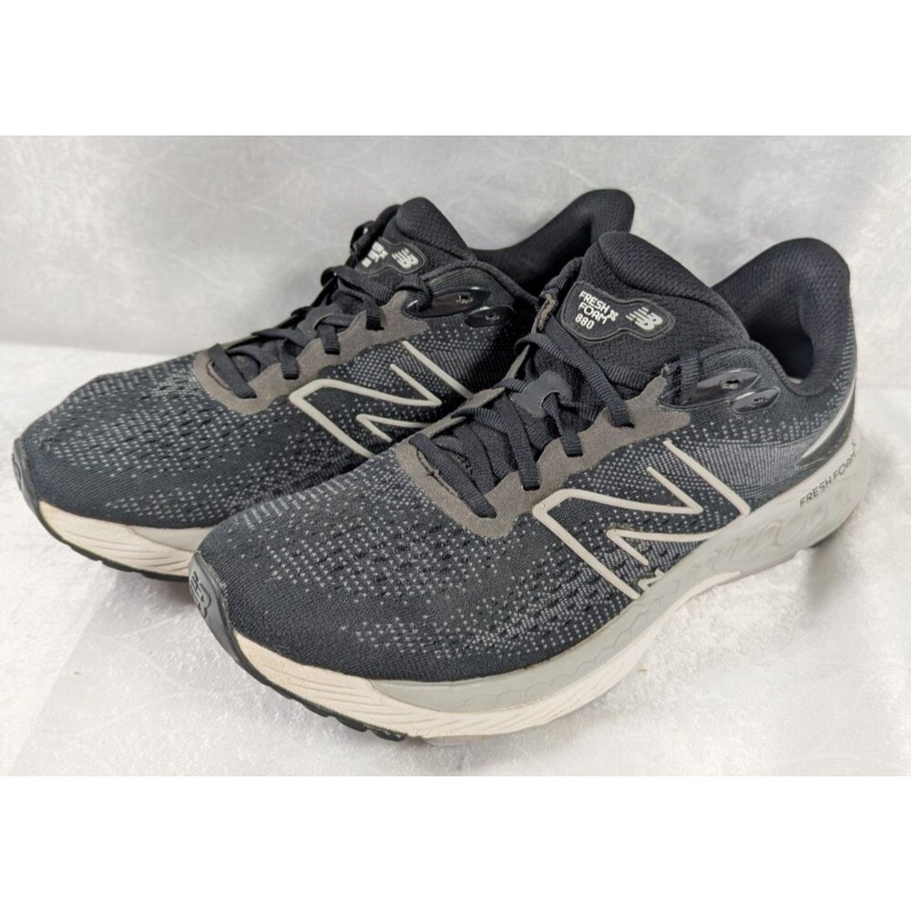 New Balance Fresh Foam X 880v12 Women's 10.5 D Wide Black Running Shoes Flaw